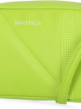 Nautica Neon Lime Green Crossbody Bag